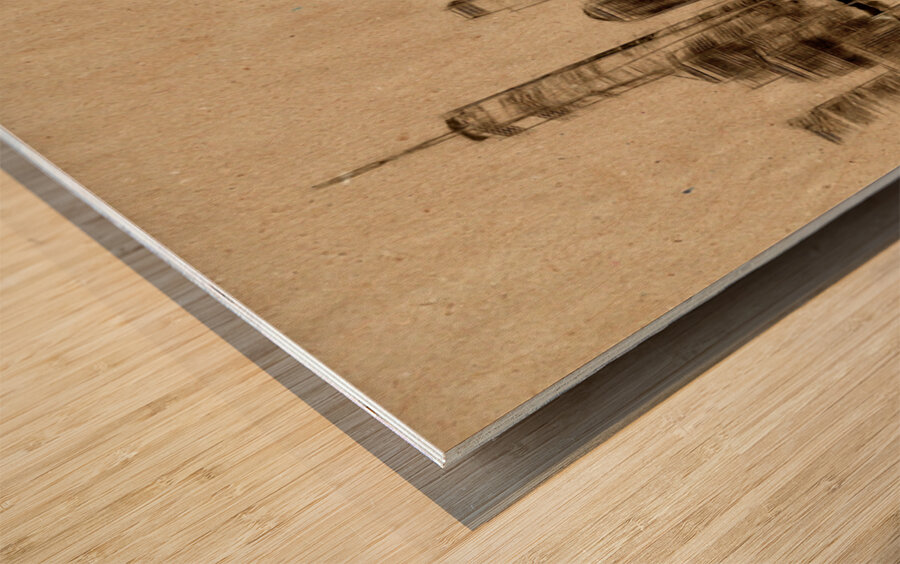 Echoes of Manhattan Wood print