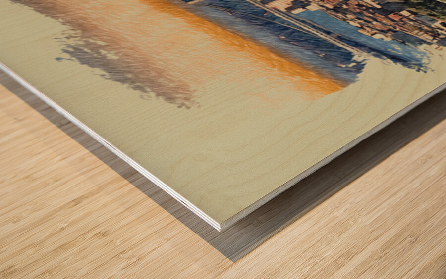 Polo Grounds Wood print