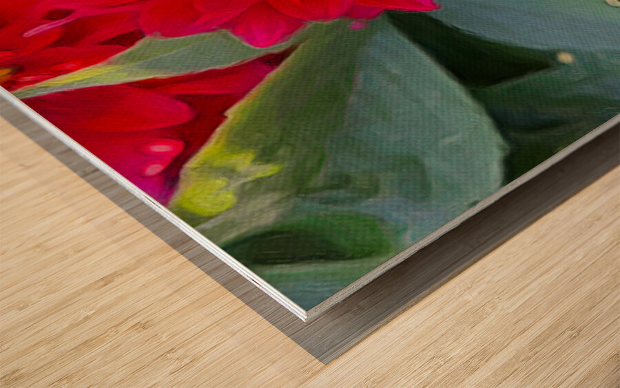 Crimson Grace Wood print