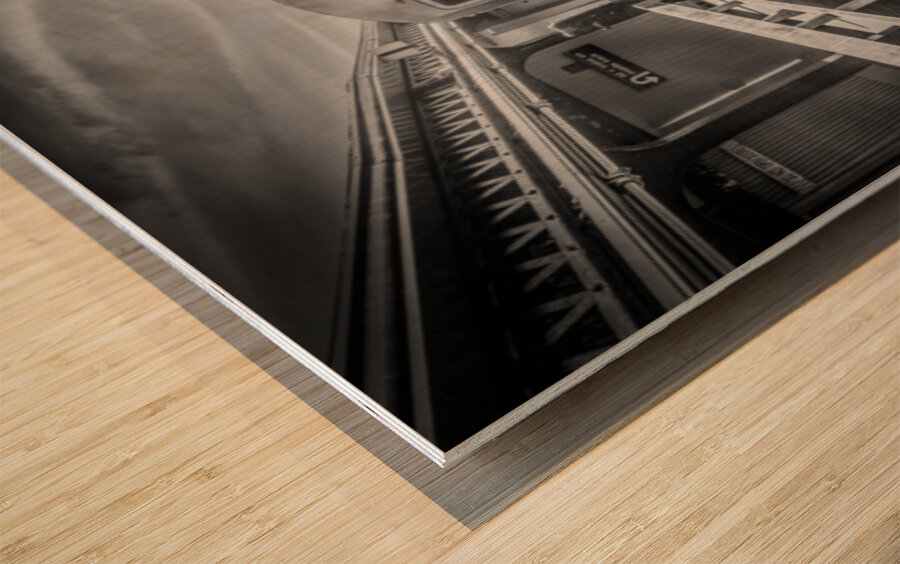 Arrival Impression sur bois