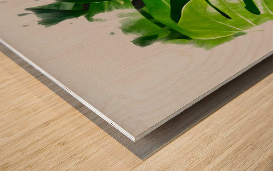 Still Verdant Wood print