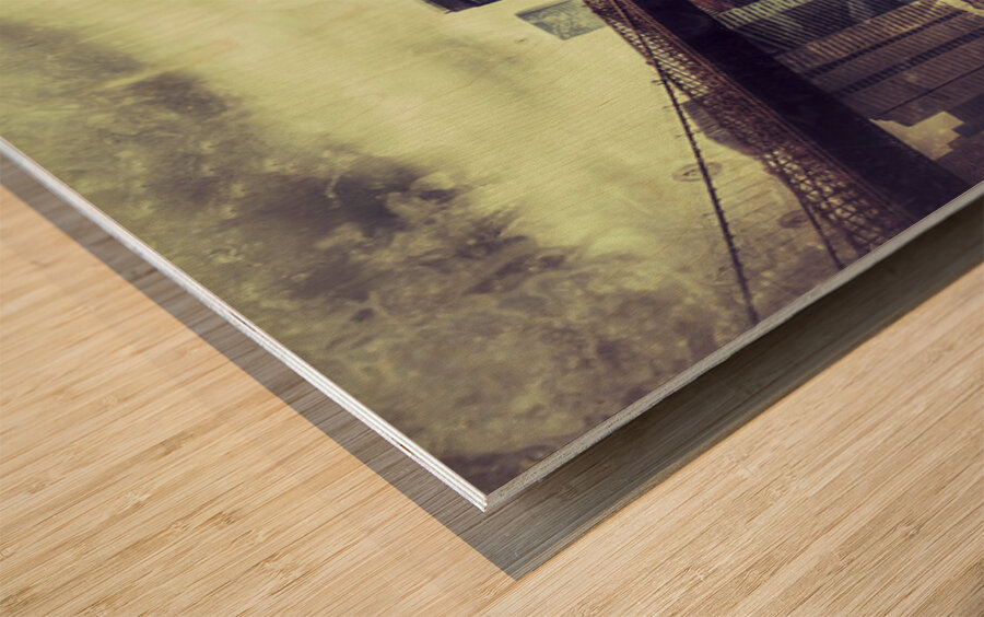 Threshold of the City Wood print