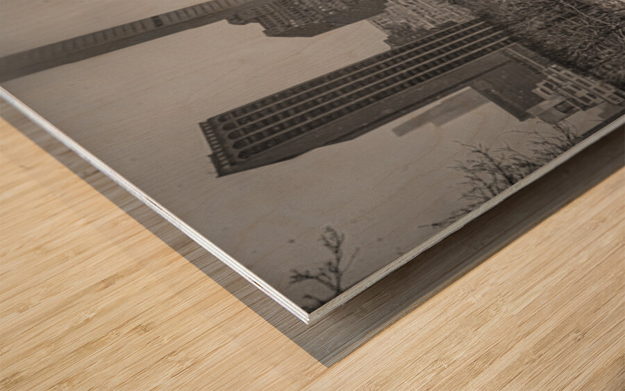 After the storm Wood print