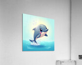 Cute dolphin Acrylic Print