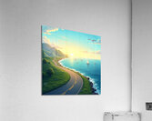 Extended corniche Acrylic Print