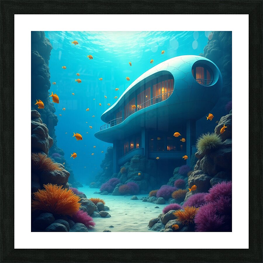 SEA C Picture Frame print