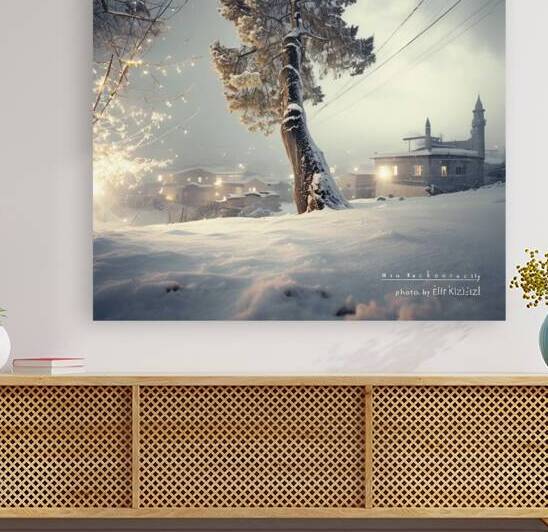 Winter Night Landscape of Hin Kachora City Illumi by FOUZITDF