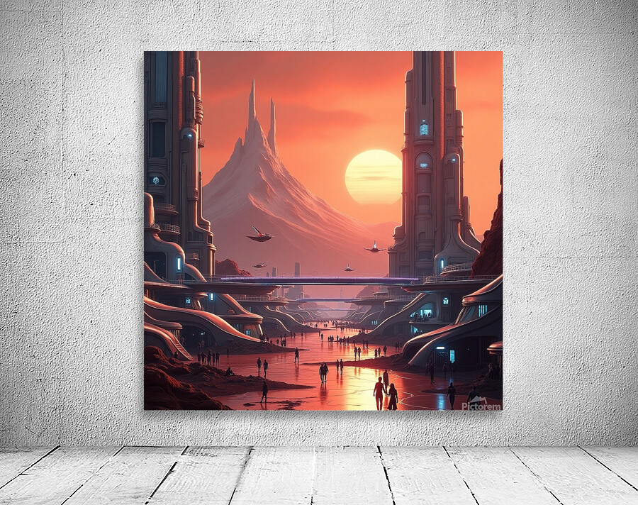 MARS CITY Wall Preview