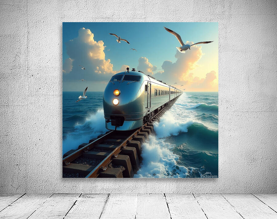 World train Wall Preview