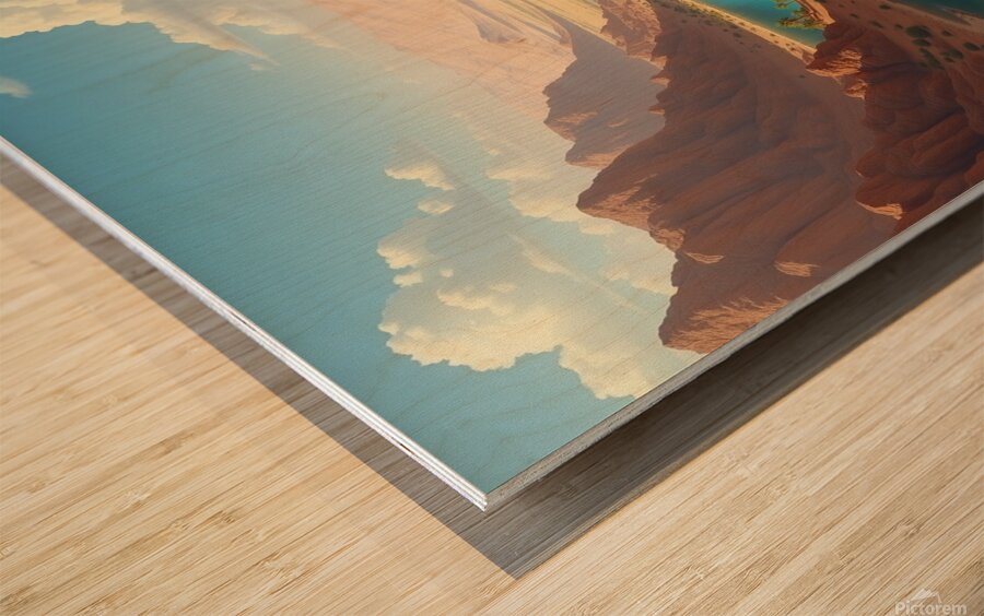 The return of goodness Wood print