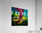 Royal Banana Abstract Acrylic Print