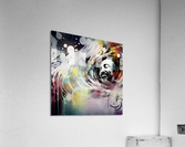 White Graffiti Reggae Acrylic Print
