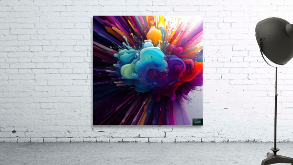 Fluid Rainbow Wall Preview