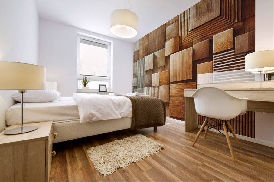 Textured Cubes - GIA2401-0282-ABS Mural print