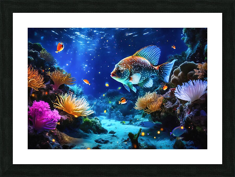 Coral Domain - GIA2401-0197-REA Picture Frame print