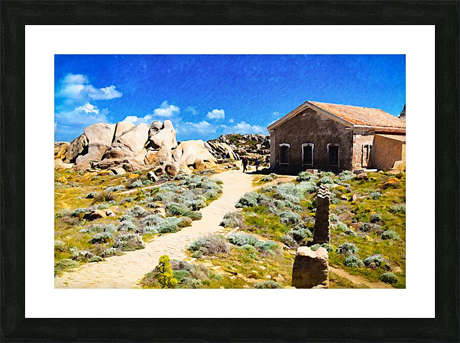 Road to the Lighthouse - CR2405-0669-PIN Picture Frame print