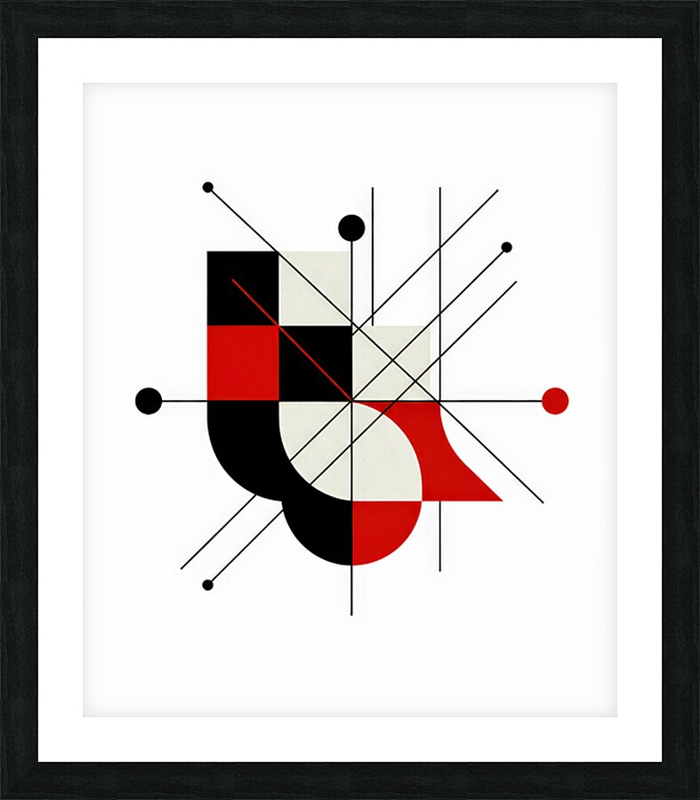 Constructivist Precision   GIA2501 0439 ILU Picture Frame print