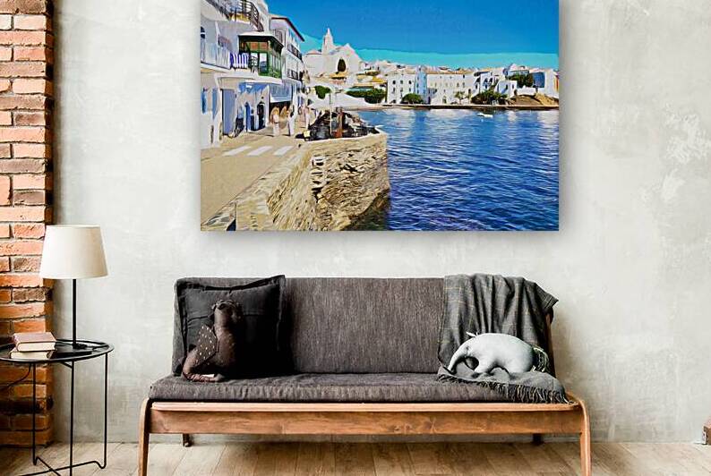 Cadaques skyline - CR2309-9498-WAT by JordiCarrio