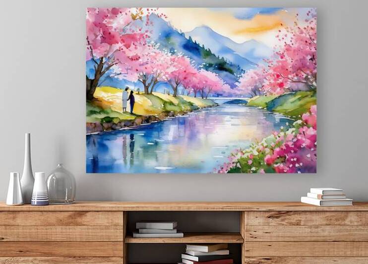 Sakura Reflections - GIA2401-0233-WAT by JordiCarrio