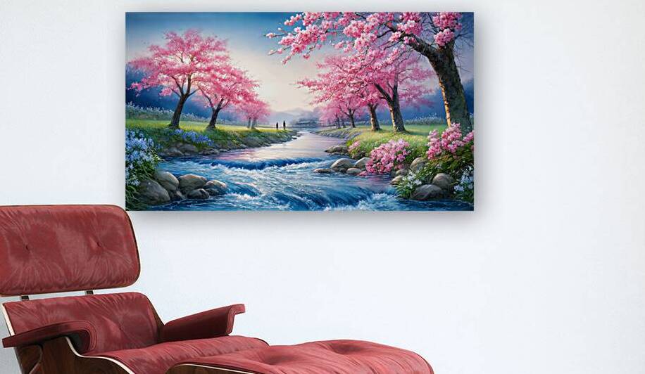 Sakura River - GIA2401-0235-WAT by JordiCarrio