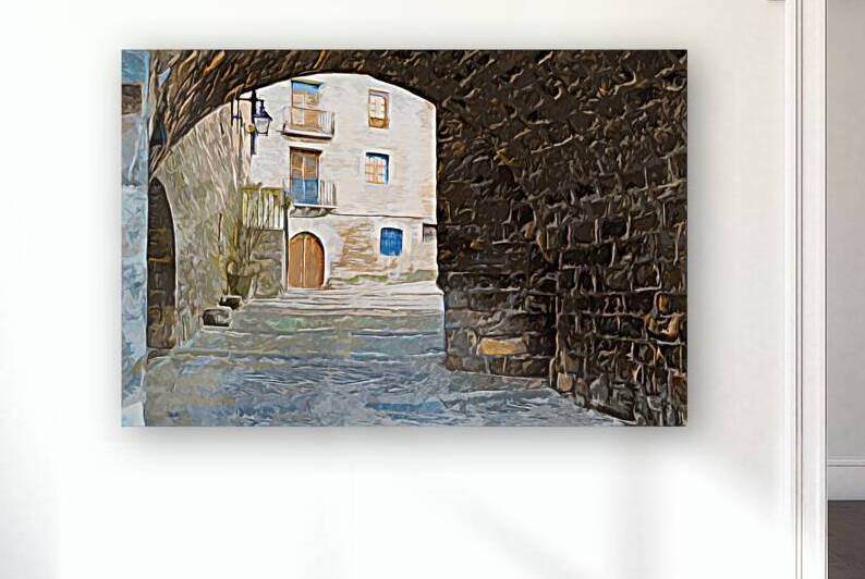 Alleys of Ainsa - CR2310-9963-WAT by JordiCarrio