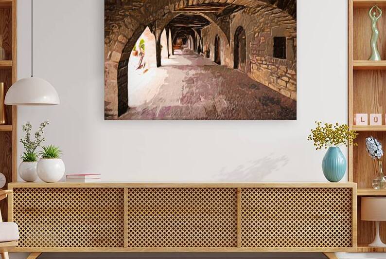 Arcades of Ainsa - CR2310-9970-WAT by JordiCarrio
