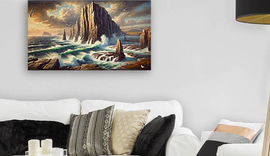 Majestic Cliffs - GIA2401-0245-OIL by JordiCarrio