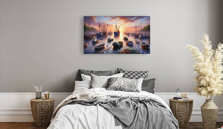 Serenity in the Harbor - GIA2401-0247-OIL by JordiCarrio