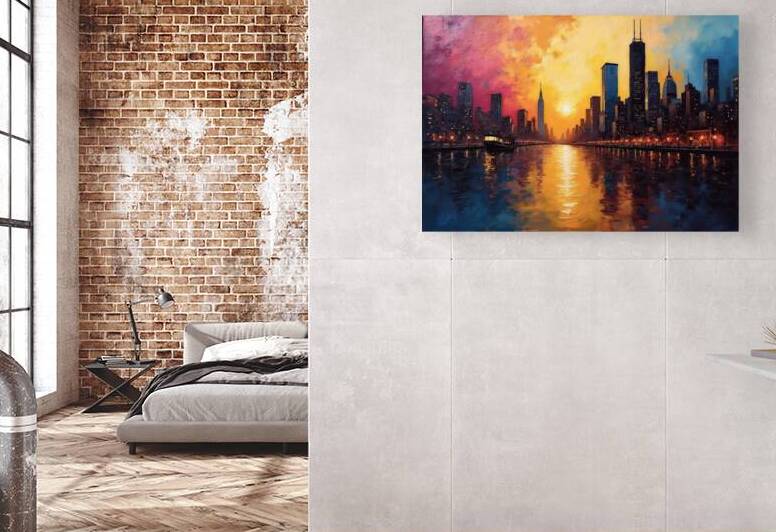 Urban Twilight - GIA2401-0353-OIL by JordiCarrio