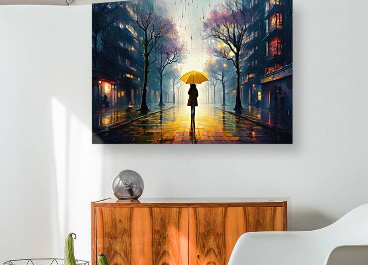 A Walk in the Rain - GIA2401-0386-OIL by JordiCarrio
