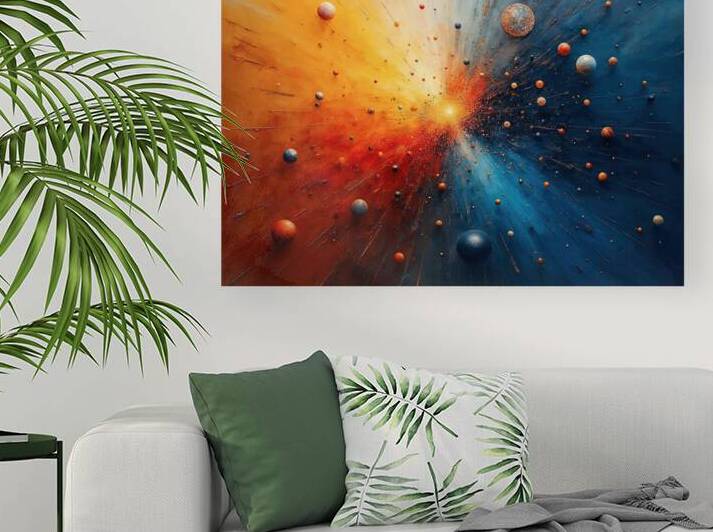Bicolor Genesis: Astral Burst   GIA2501 0431 OIL by JordiCarrio