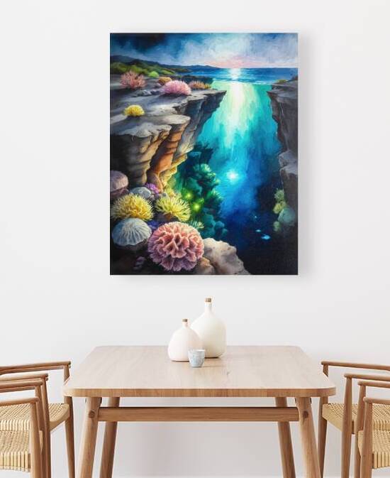 Underwater Canyon Glow   GIA2501 0469 WAT by JordiCarrio