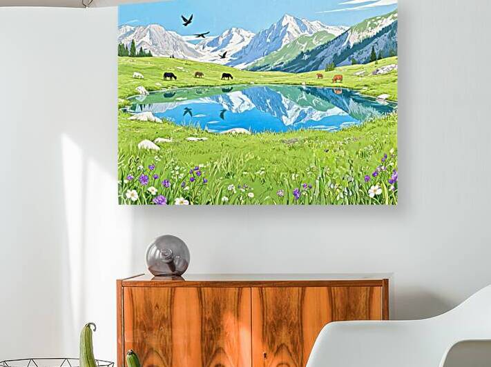 Serene Alpine Reflection   GIA2501 0536 ILU by JordiCarrio