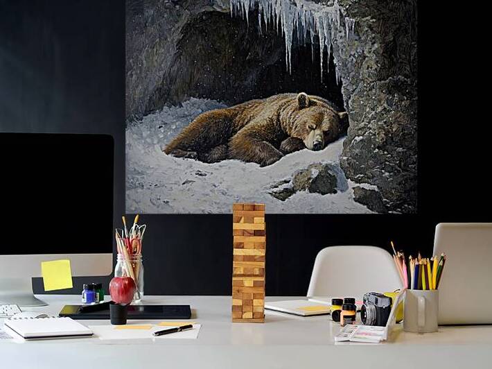 Winter Slumber   GIA2501 06243 OIL by JordiCarrio