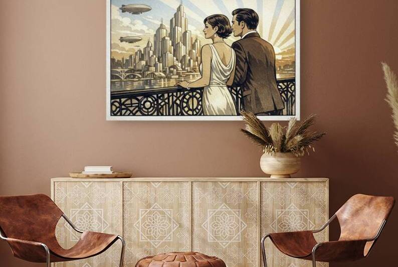 Retro Futurist Metropolis Horizon   GIA2601 0675 ILU by JordiCarrio