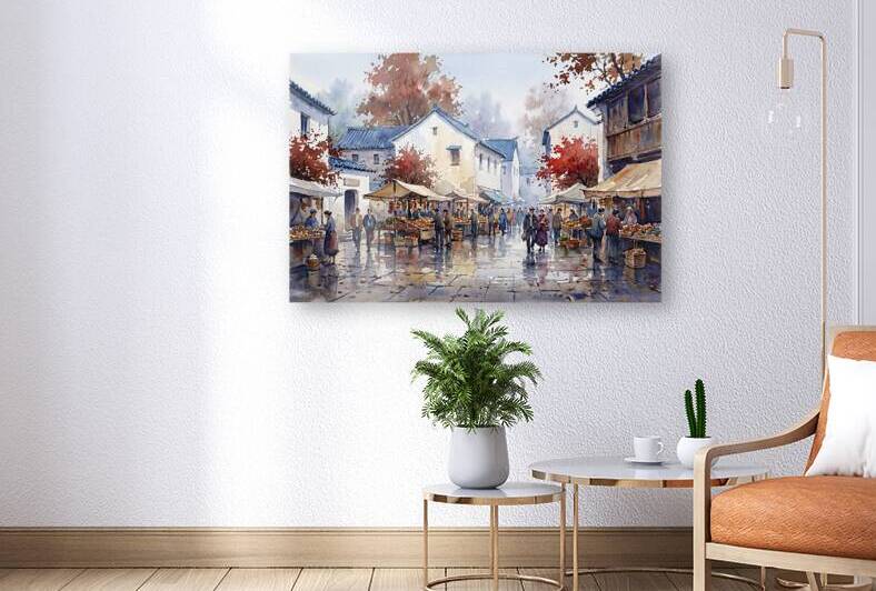 Autumn Market Bustle   GIA2601 0692 WAT by JordiCarrio