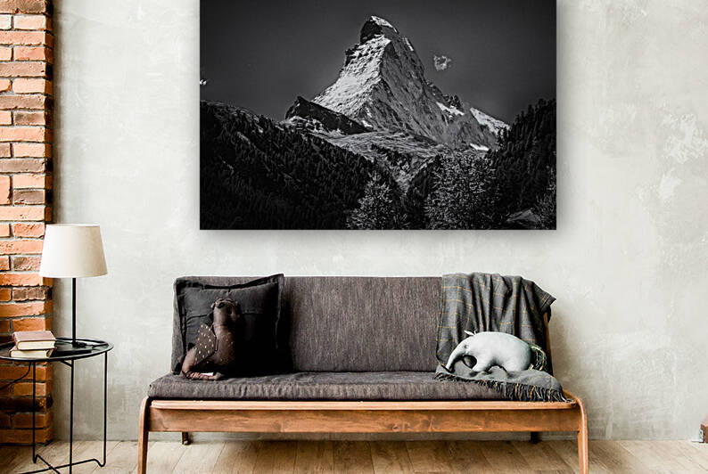 Majestic Matterhorn - N0708-119-BW-2 by JordiCarrio