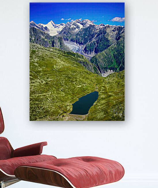 Aletsch Glacier Panorama - N0708-128-ORT-2 by JordiCarrio