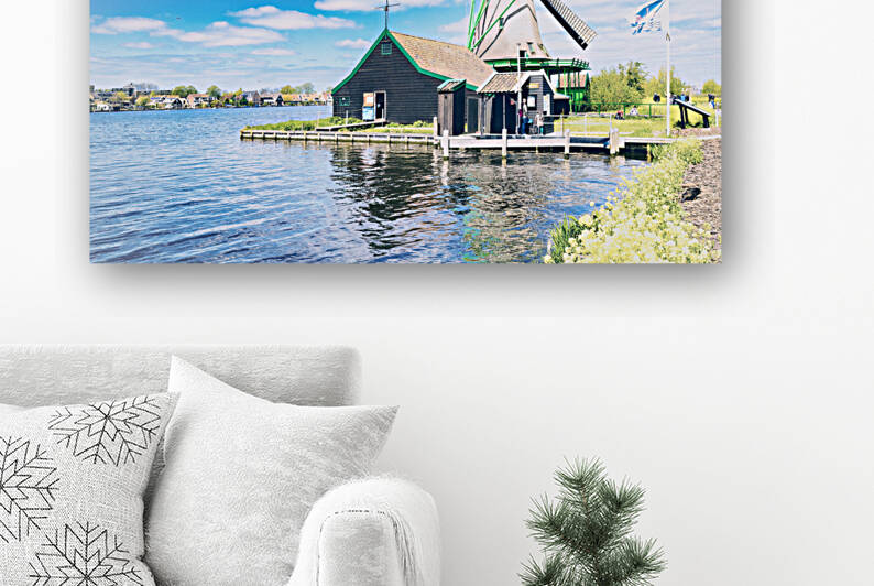 A windmill in Zaanse Schans - CR2305-9143-REMIX by JordiCarrio