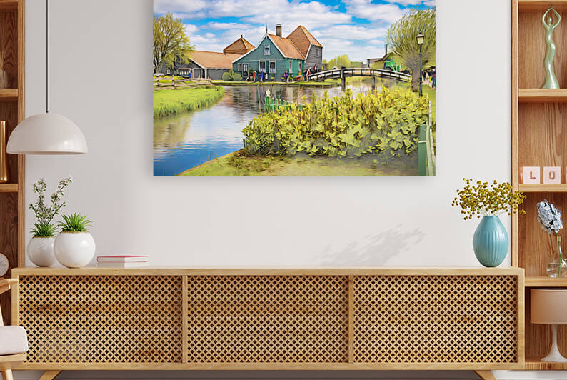 The Zaanse Schans canals - CR2305-9159-OIL by JordiCarrio