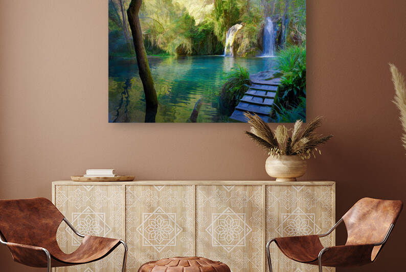 Tranquil Oasis - CR2201-6720-ABS by JordiCarrio