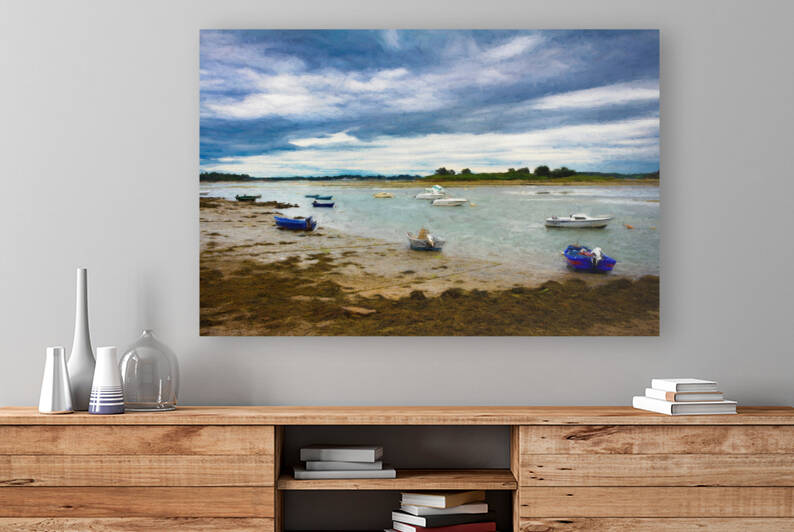 Island of Saint-Cado in Brittany - C1506-2084-OIL by JordiCarrio