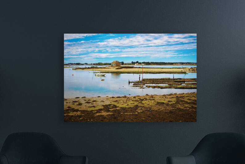 Oyster farming areas in Brittany - C1506-2098-OIL  by JordiCarrio