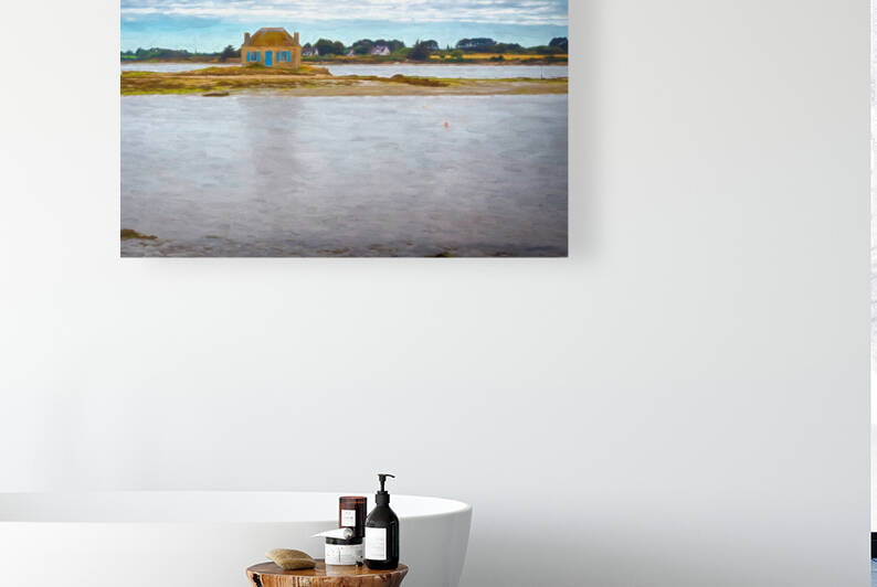 Low tide on Saint Cando - C1506-2087-OIL by JordiCarrio