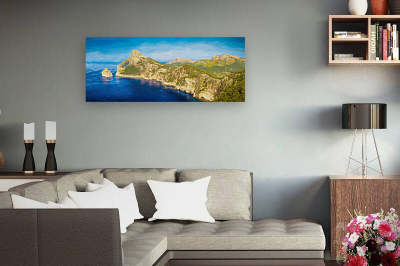 Panoramic of Cape Formentor - CR2204-7440-PIN by JordiCarrio