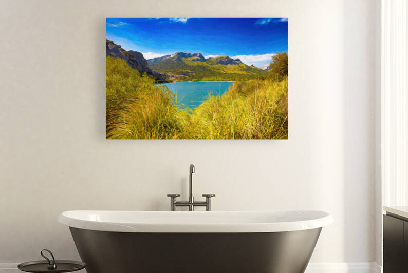Gorg Blau Reservoir Majorca - CR2205-7538-PIN by JordiCarrio