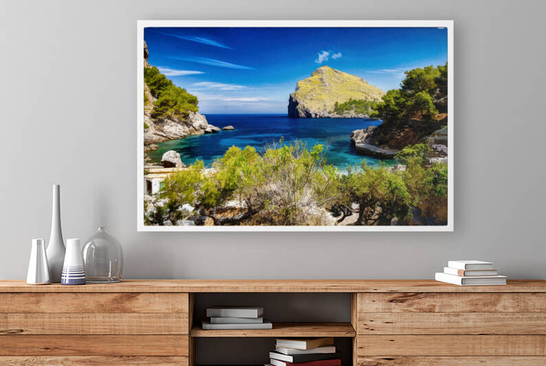 Panoramic of La Calobra cove- CR2205-7548-PIN by JordiCarrio