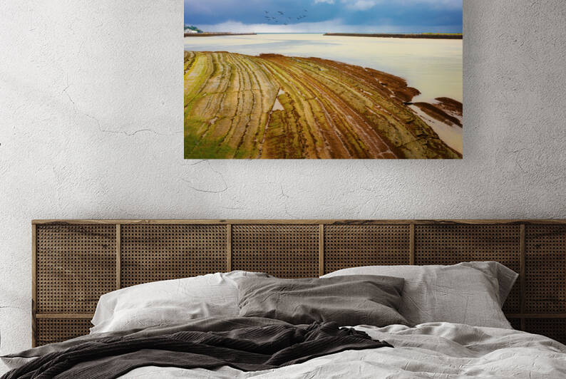 Mystical Low Tide in Hondarribia - CR2106-5554-GLA by JordiCarrio