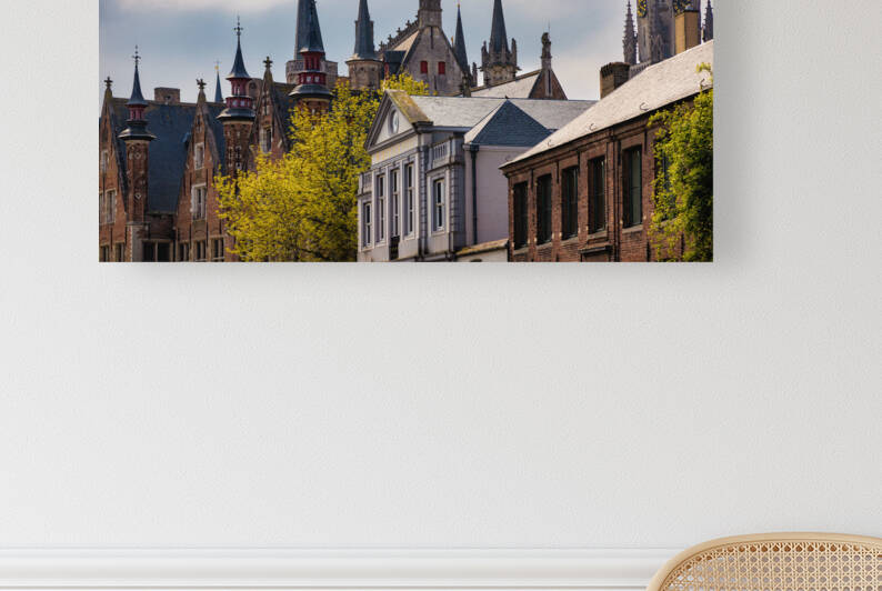 Pointed Towers in Bruges - CR2304-9011-GRACOL by JordiCarrio