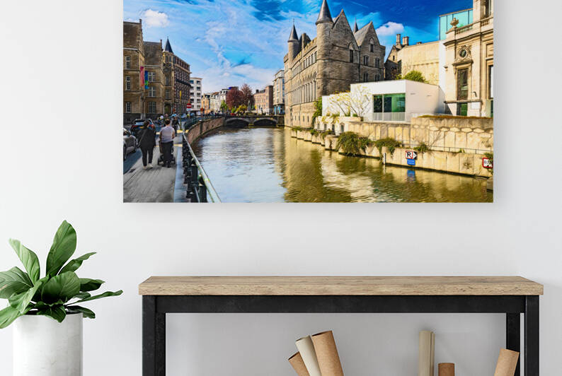 The Serene Canal of Ghent - CR2304-9035-PIN by JordiCarrio